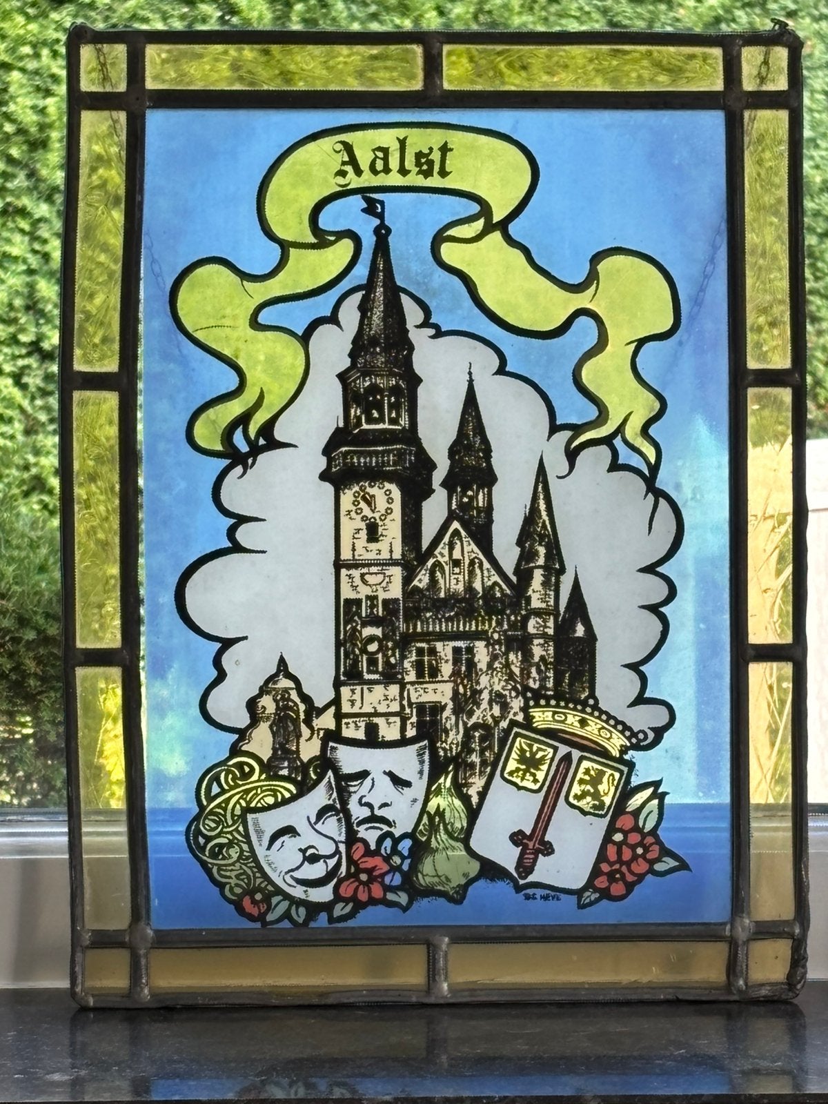 Prachtig Glasraam Aalst dr Mark De Neve.  ., Ophalen
