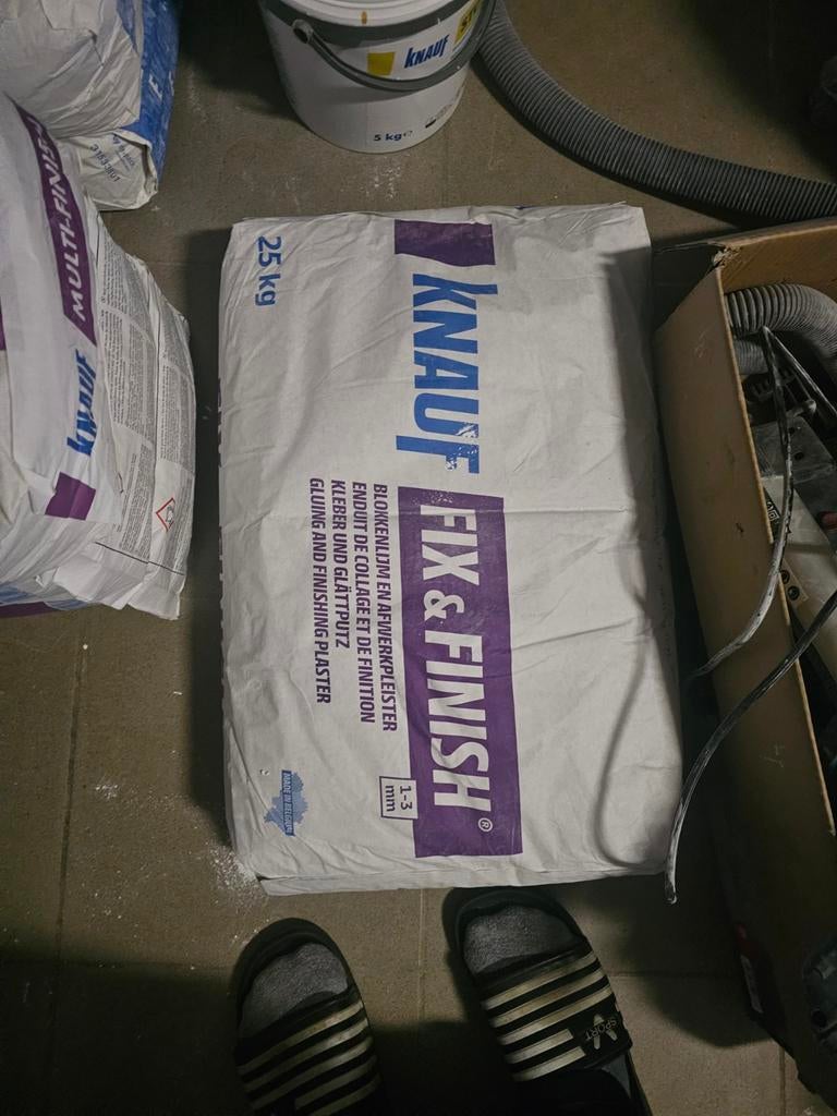 Knauf fix & finish, Enlèvement