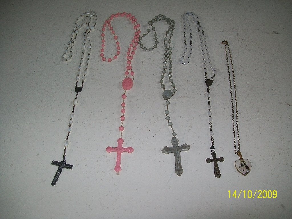 Lot de chapelets (5 pièces) 12€/lot, Enlèvement