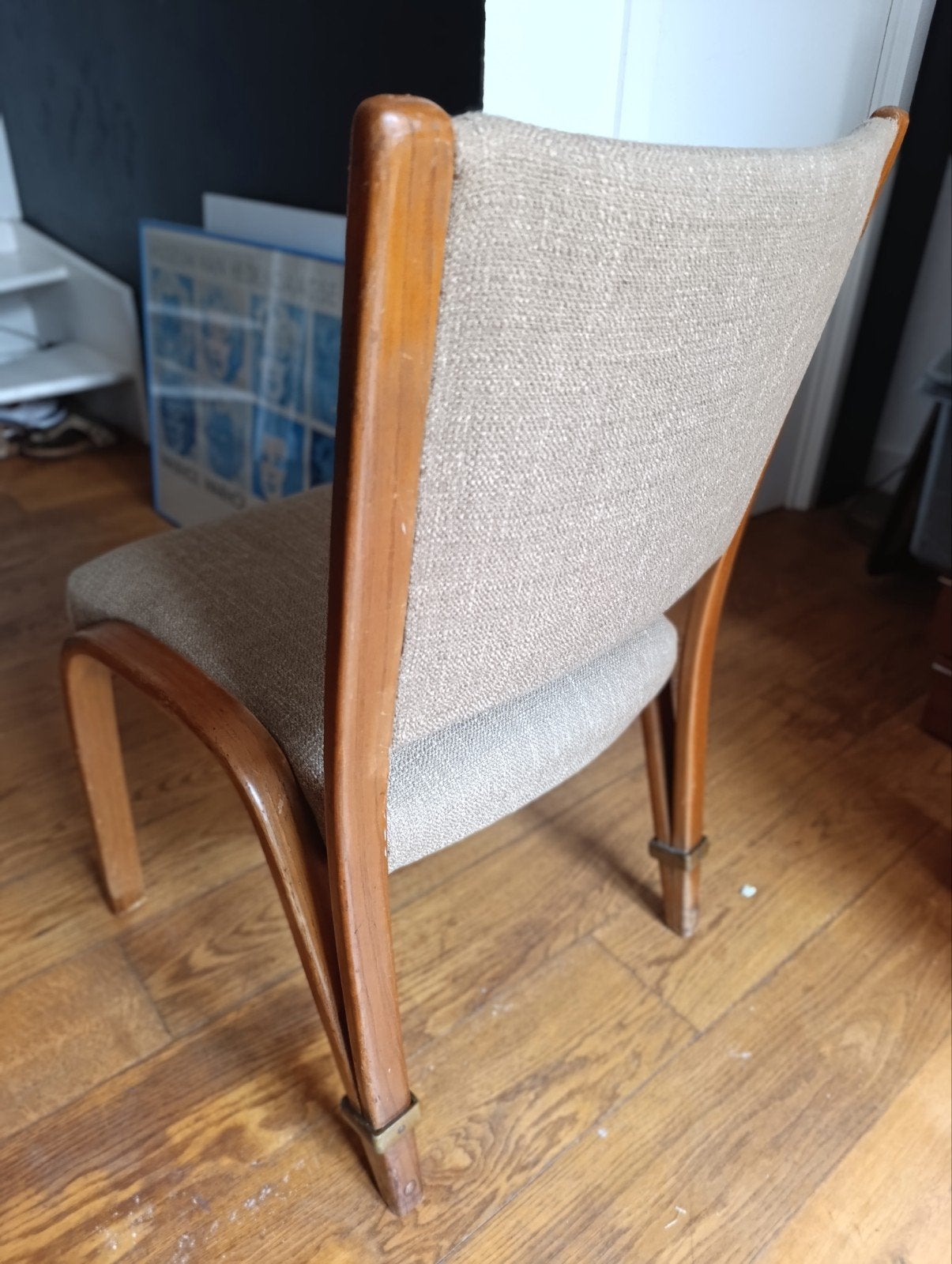 chaise vintage Bow-wood par Steiner, Enlèvement, Bois