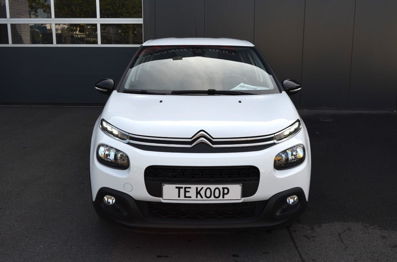Citroën C3 NAV/PARKEERSENSOREN/AUT.AIRCO (bj 2019), Auto's, Voorwielaandrijving, Automatische klimaatregeling, Stof, Gebruikt