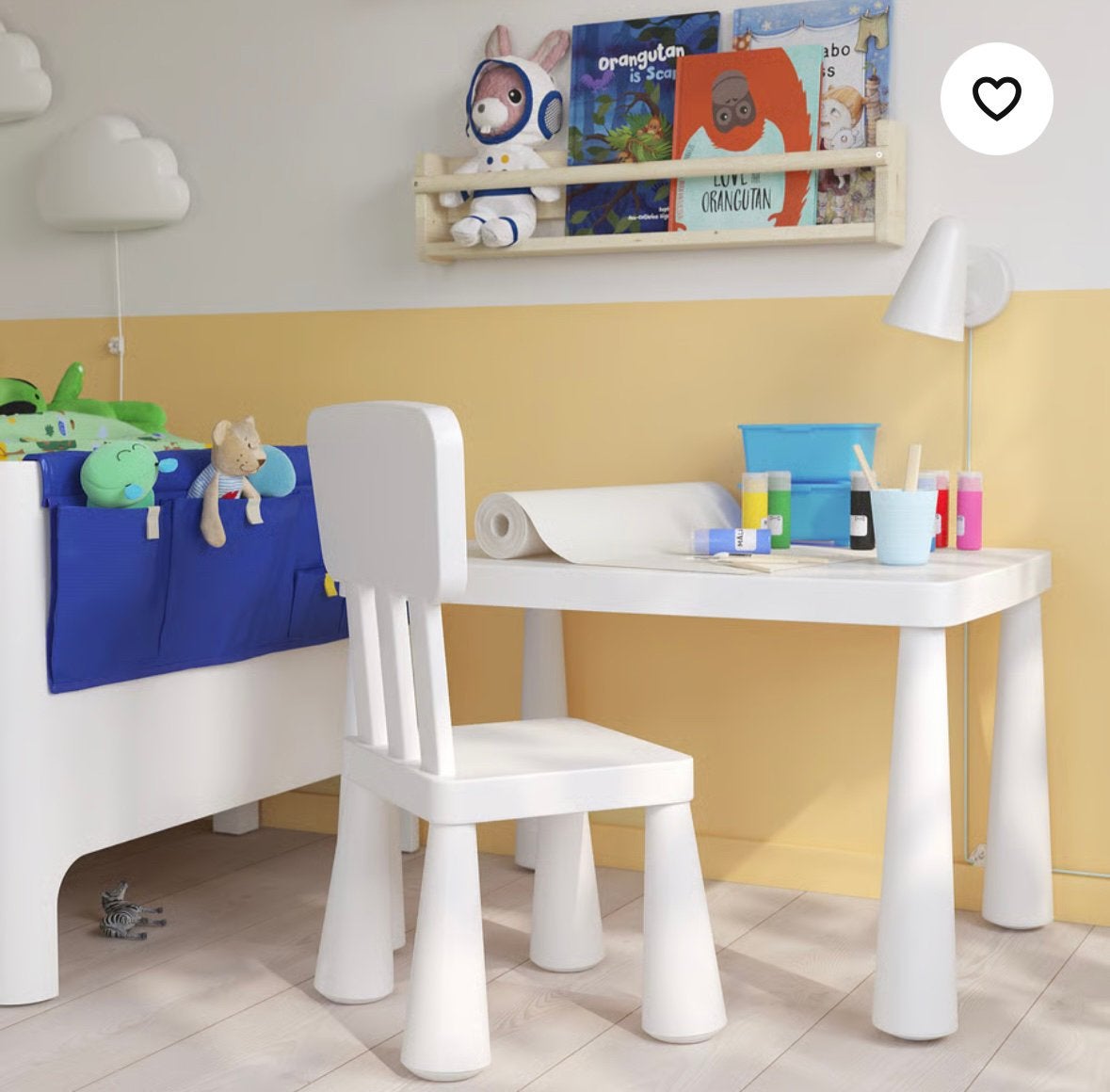 Ikea kindertafel en stoel voor binnen en buiten, Ophalen, Zo goed als nieuw
