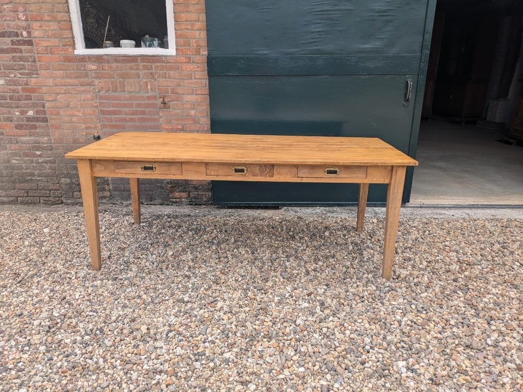 Prachtige tuintafel 200x90 cm, Ophalen, Gebruikt, Rechthoekig