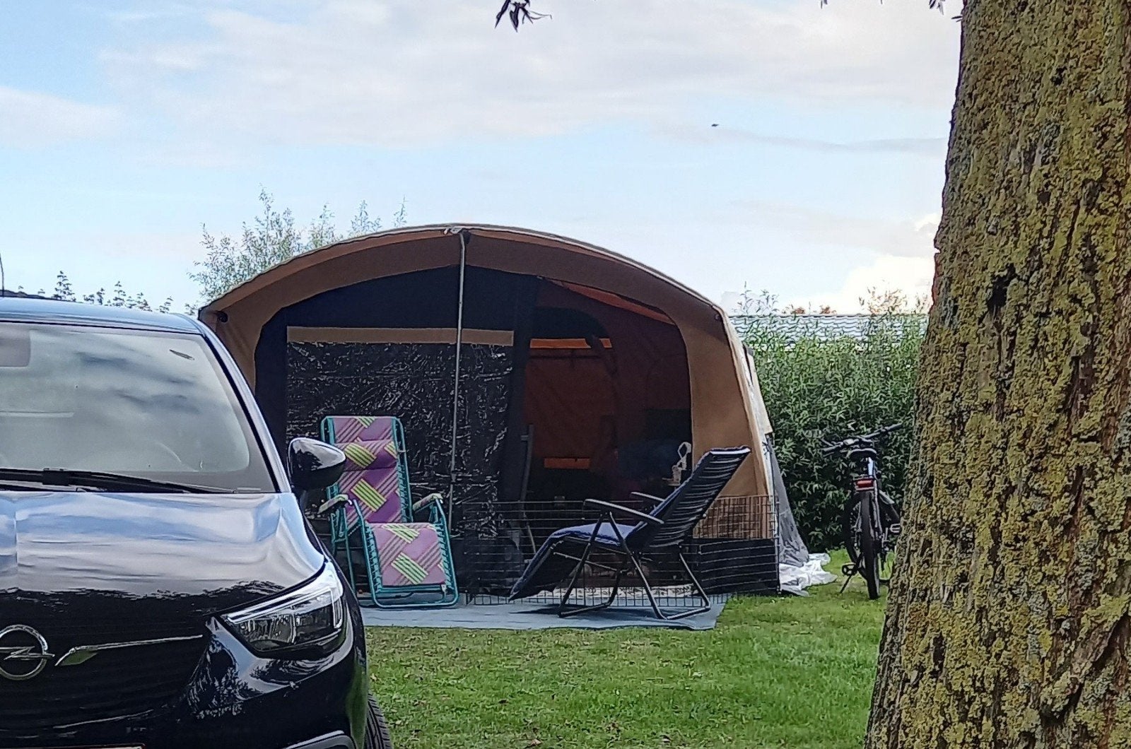 Vouwwagen trigano galeon, Caravans en Kamperen, Tenten, Ophalen, Zo goed als nieuw, Meer dan 6