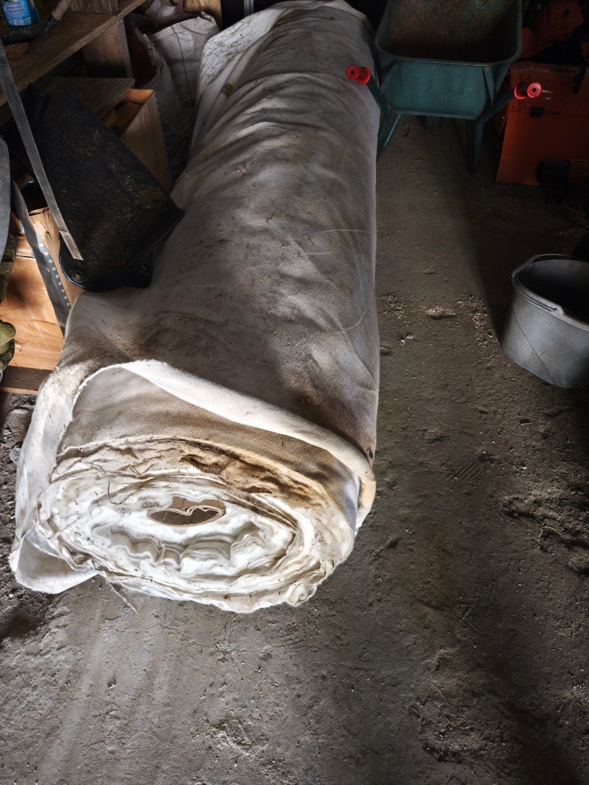 Geo-textile, Enlèvement