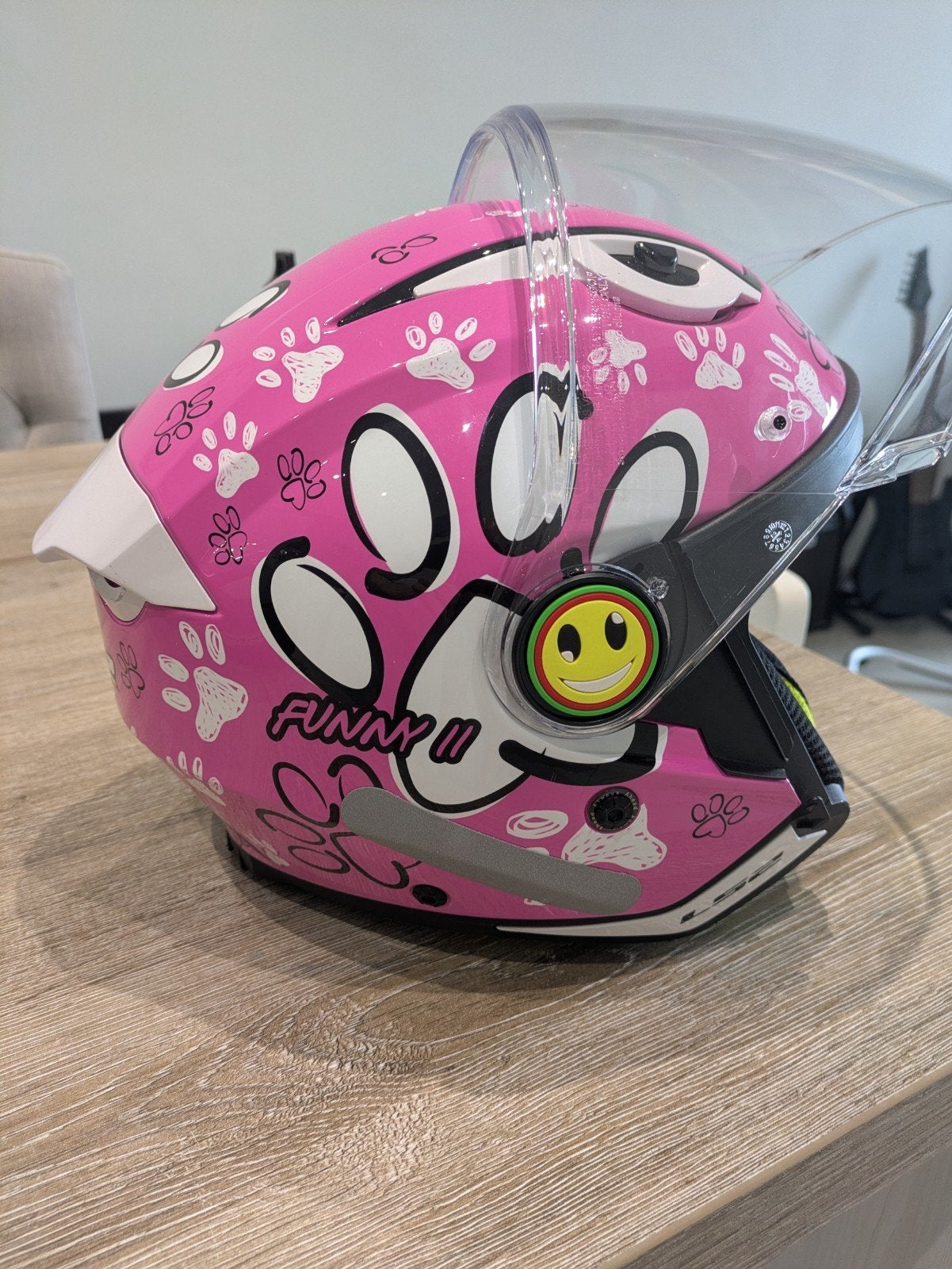 casque moto L52 Funny 2 enfants, Autres marques, Enlèvement ou Envoi, Casque jet, S