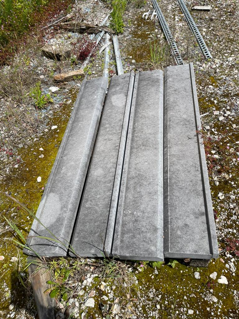 Natuursteen dorpels 4stuks 1m20, Enlèvement, Comme neuf
