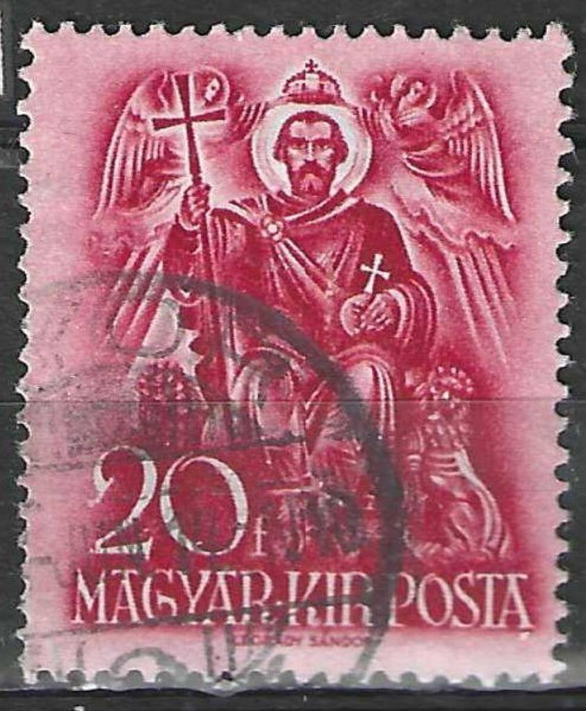 Hongarije 1938 - Yvert 497 - Stefanus I - 20 fi. (ST), Postzegels en Munten, Postzegels | Europa | Hongarije, Verzenden, Gestempeld
