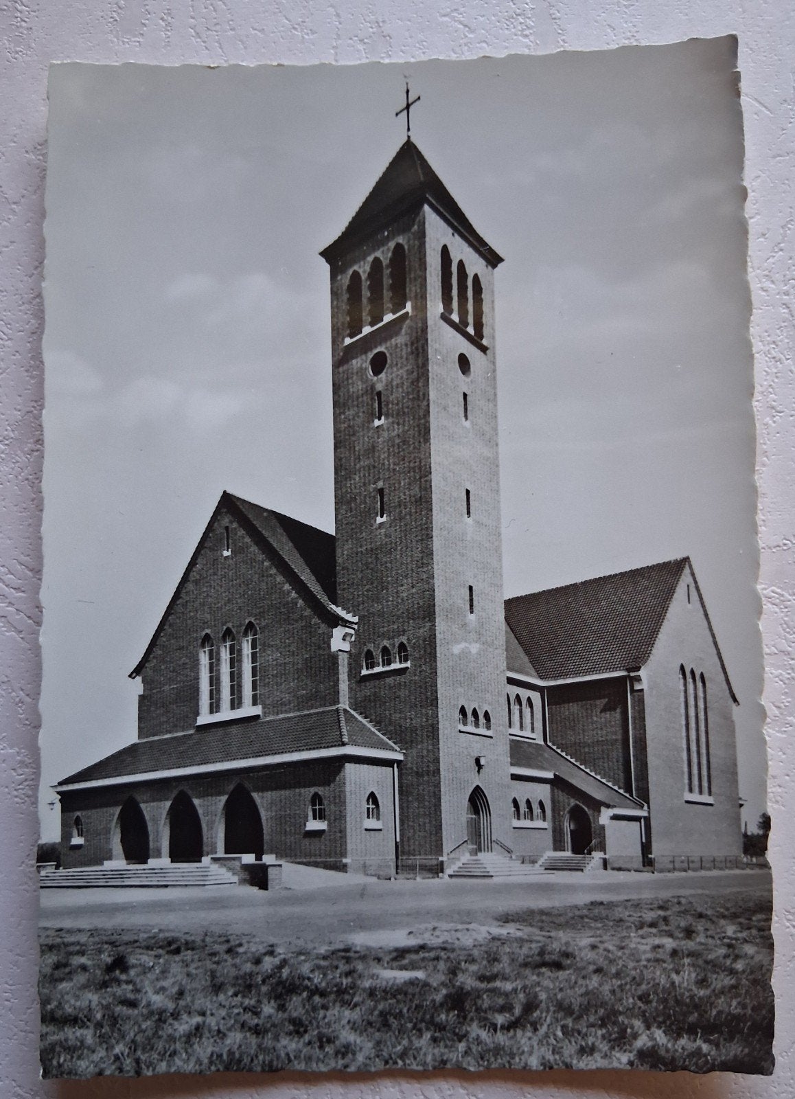 vintage Postkaart De Kerk in Driehoek Brasschaat, Ophalen of Verzenden