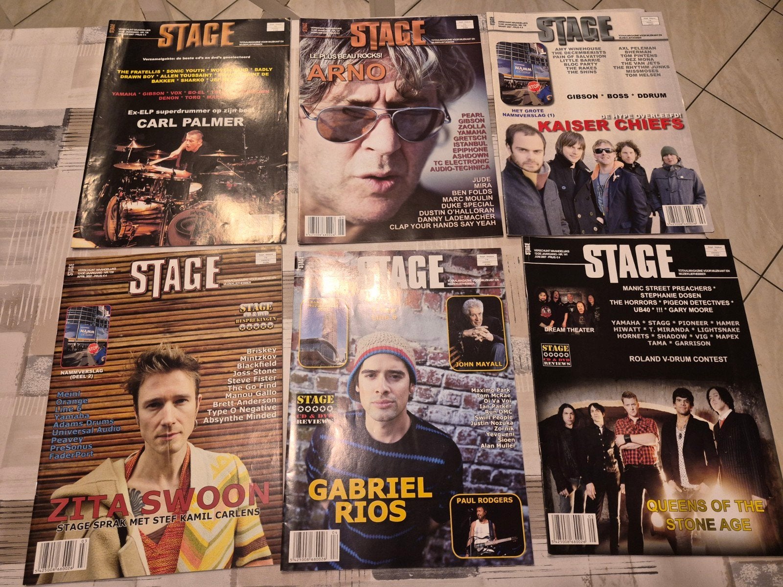 Stage muziek magazine 2007 complete jaargang, Ophalen of Verzenden