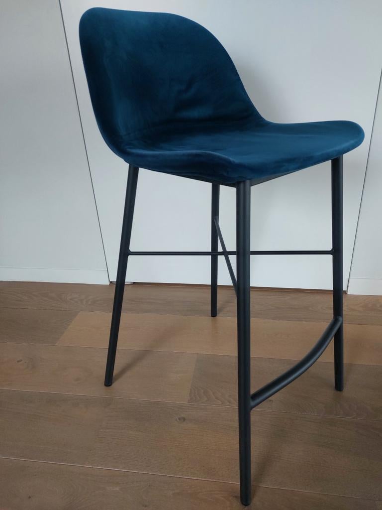 Barkruk 2stuks, Ophalen, Gebruikt, Met voetsteun, 60 tot 90 cm