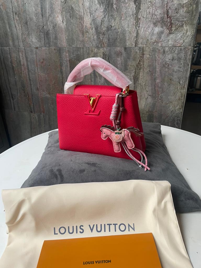LV Capucines BB  | Red, Enlèvement ou Envoi, Comme neuf