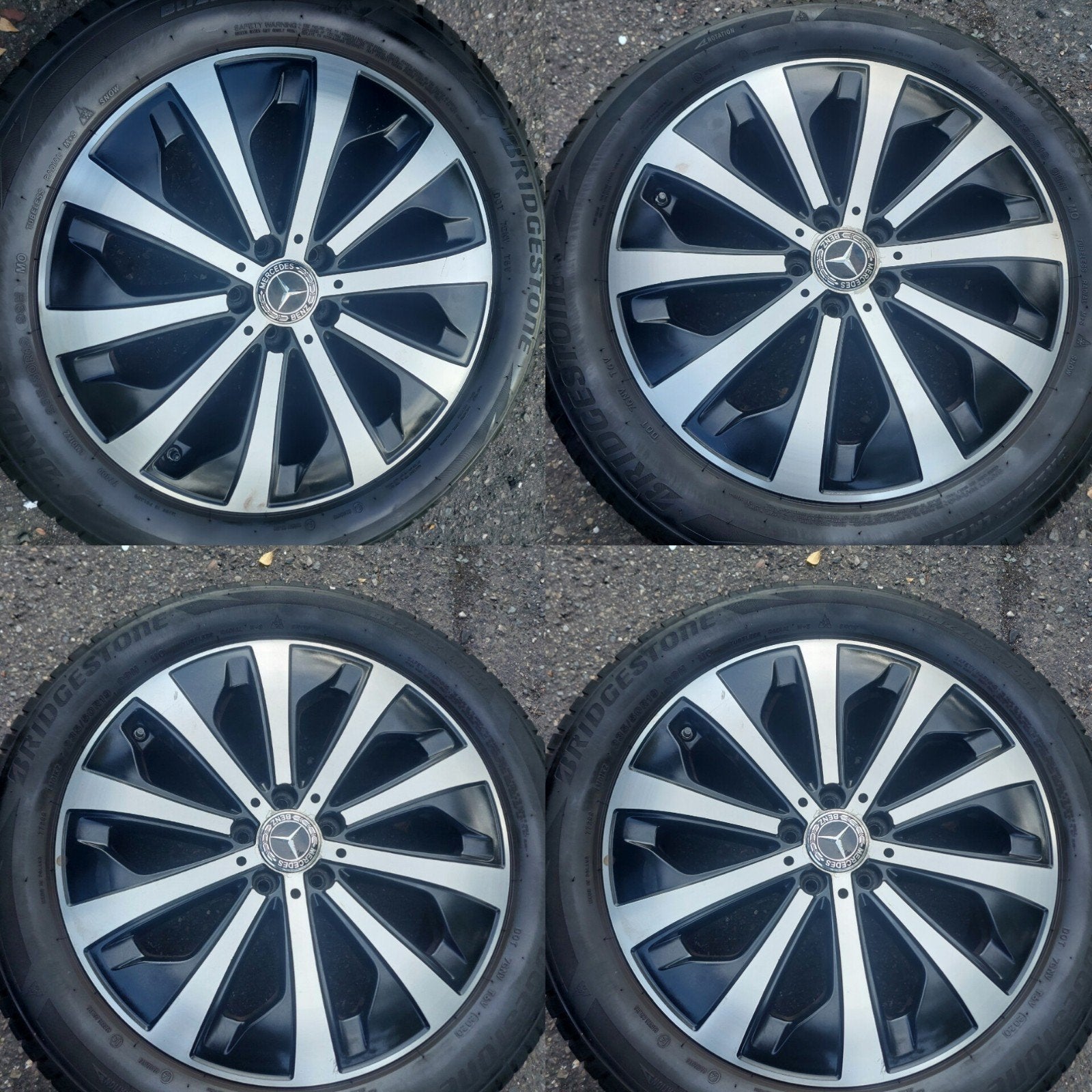 Mercedes GLA / GLB – Jantes d’origine 19” + Pneus 235/50 R19, Autos : Pièces & Accessoires, Enlèvement, 19 pouces, Pneu(s)