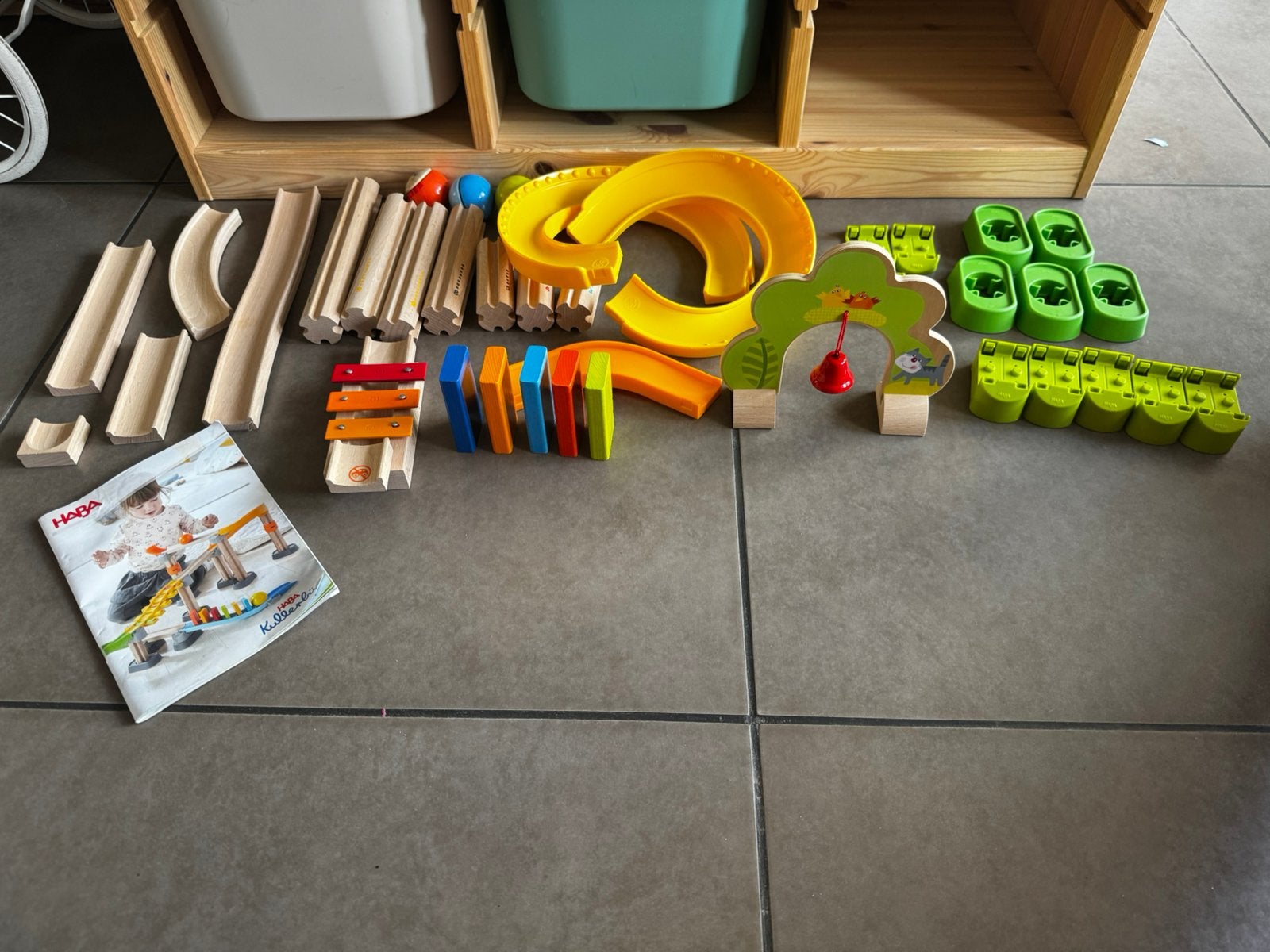 Haba kullerbu knikkerbaan, Kinderen en Baby's, Ophalen of Verzenden, Zo goed als nieuw