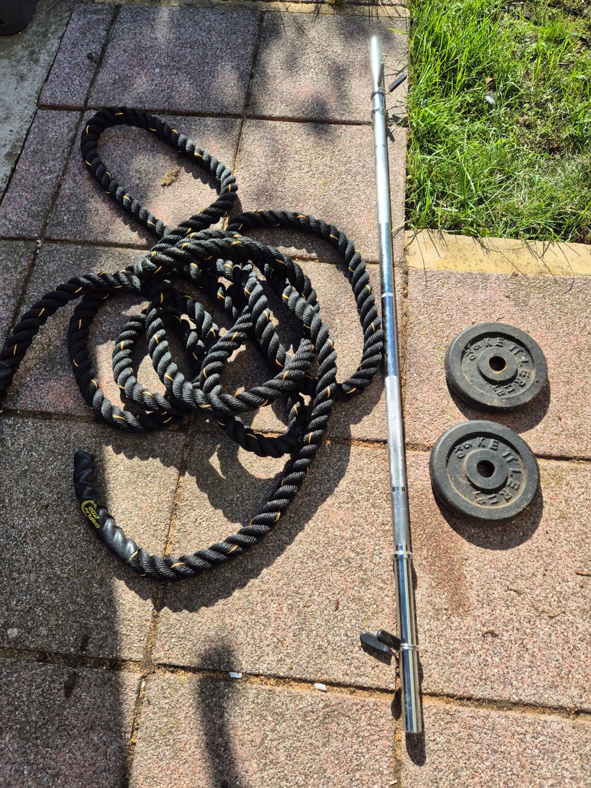 matériel de musculation, Ophalen, Battle rope