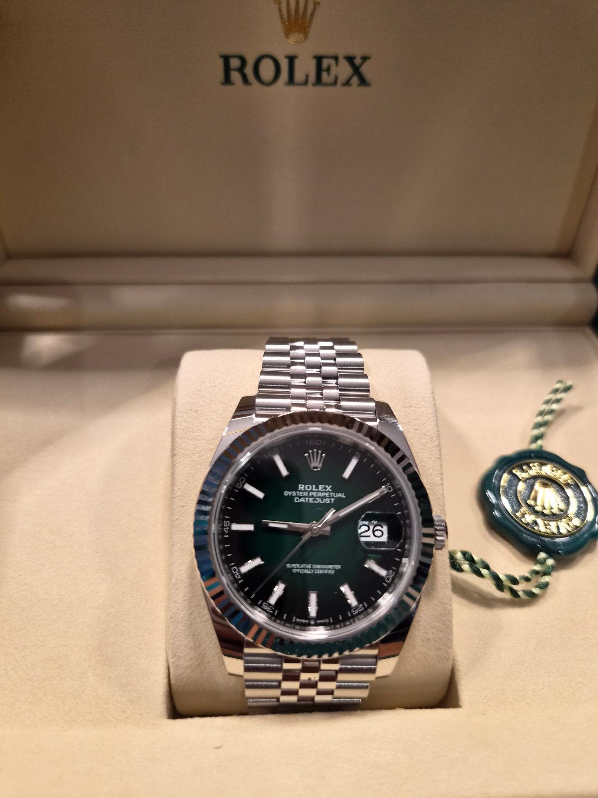 Rolex Datejust 41 Ombré Jubilee 06/2026, Bijoux, Sacs & Beauté, Montres | Hommes, Rolex, Or, Enlèvement, Acier