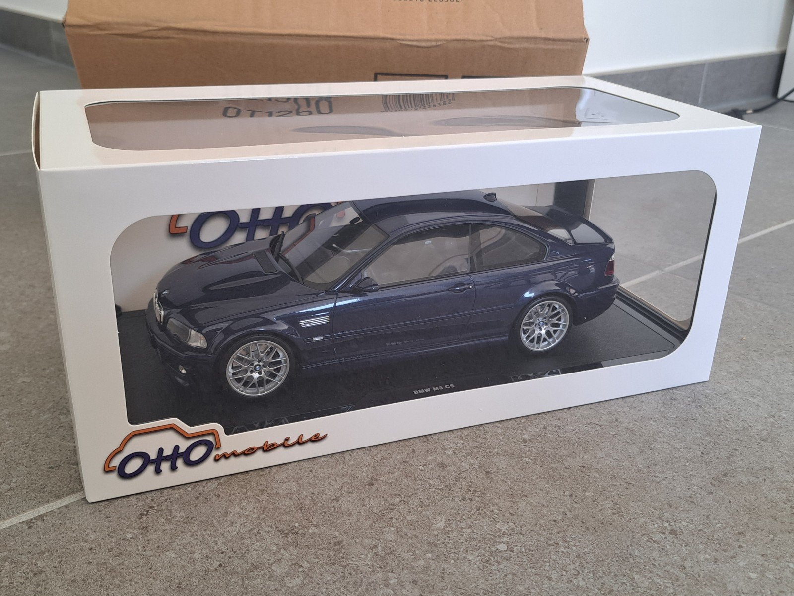 BMW M3 CS E46 Interlagos Blue OTTO OT1260 Nieuw, Ophalen of Verzenden, Nieuw, Auto, OttOMobile