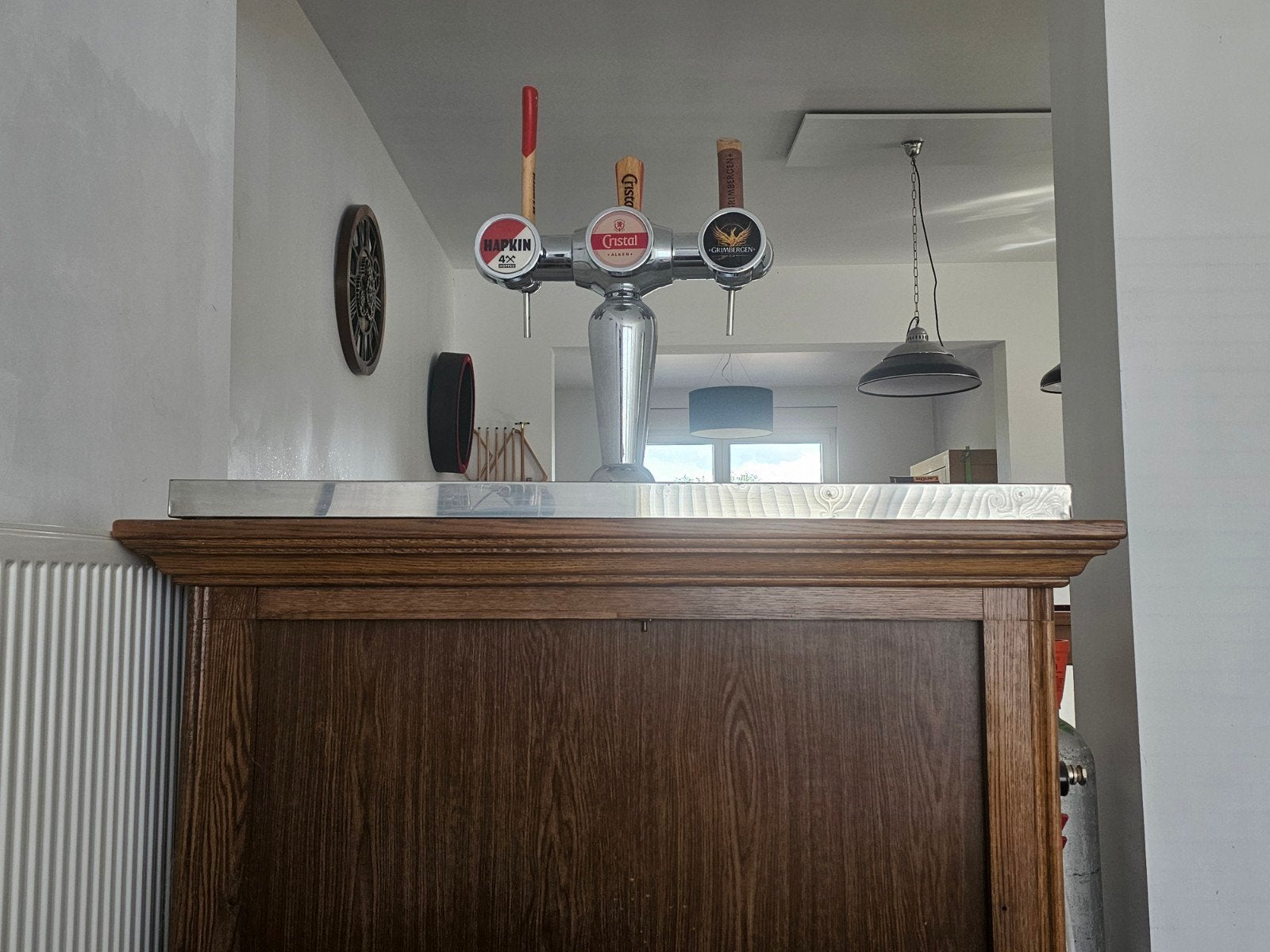 3-voudige biertap, Ophalen
