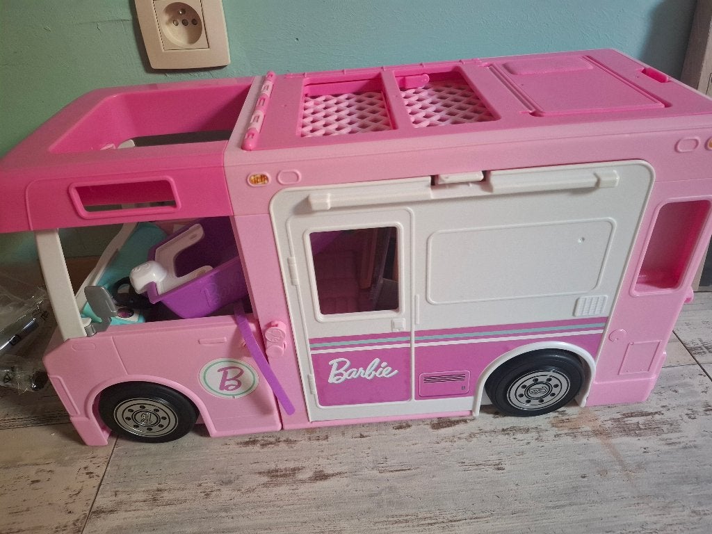 Camping car barbie, Enlèvement, Comme neuf, Barbie