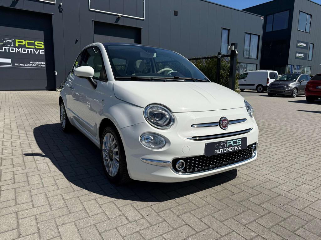 Fiat 500 Hybrid / 1.0 Benzine + Elektrisch / 2021 / 70.000 k, Auto's, 4 zetels, Gebruikt, Euro 6, Wit