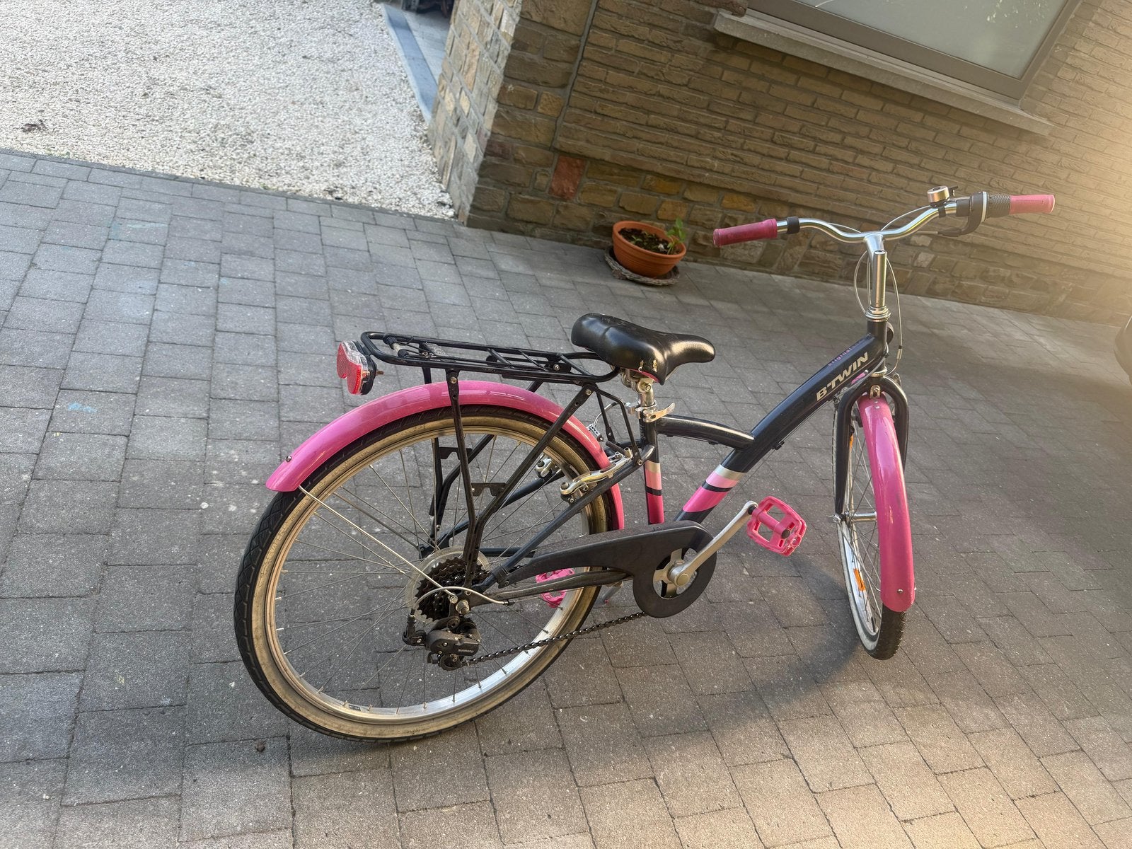Kinderfiets 24inch, Fietsen en Brommers, Fietsen | Meisjes, Ophalen, Velgrem, Versnellingen, Gebruikt