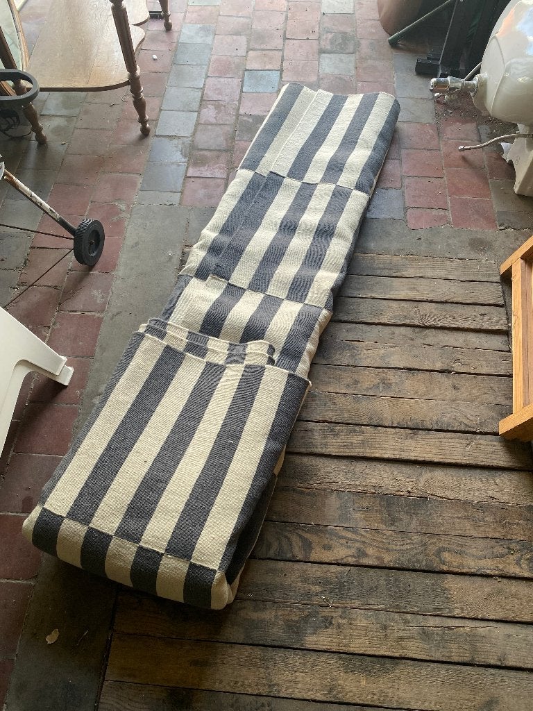 STOCKHOLM Tapis tissé à plat. Gris et blanc cassé, Maison & Meubles, Enlèvement, Comme neuf