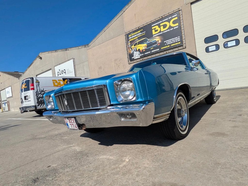 Chevrolet Monte-Carlo (bj 1971, automaat), Auto's, Automaat, Stof, Chevrolet, Blauw