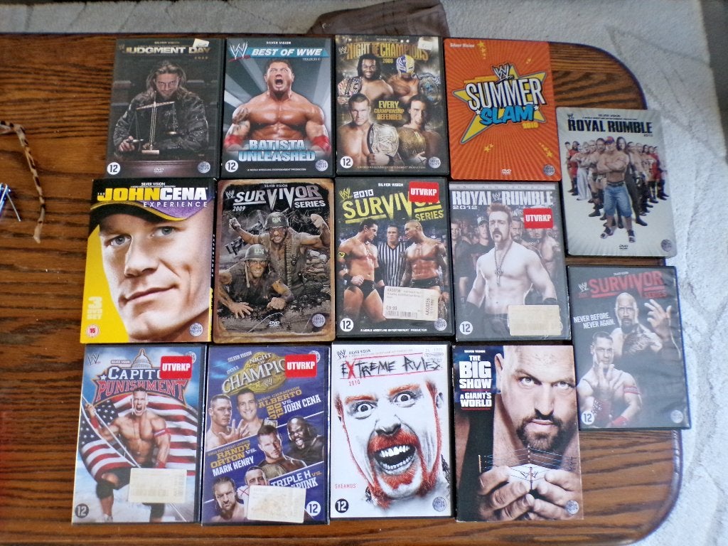 wwe wrestling dvd's, Cd's en Dvd's, Dvd's | Tv en Series, Ophalen, Nederlands, Bonusmateriaal, Vanaf 6 jaar