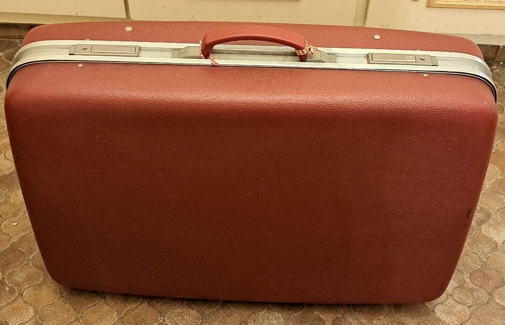Samsonite vintage / retro koffer / valies bordeaux, Ophalen
