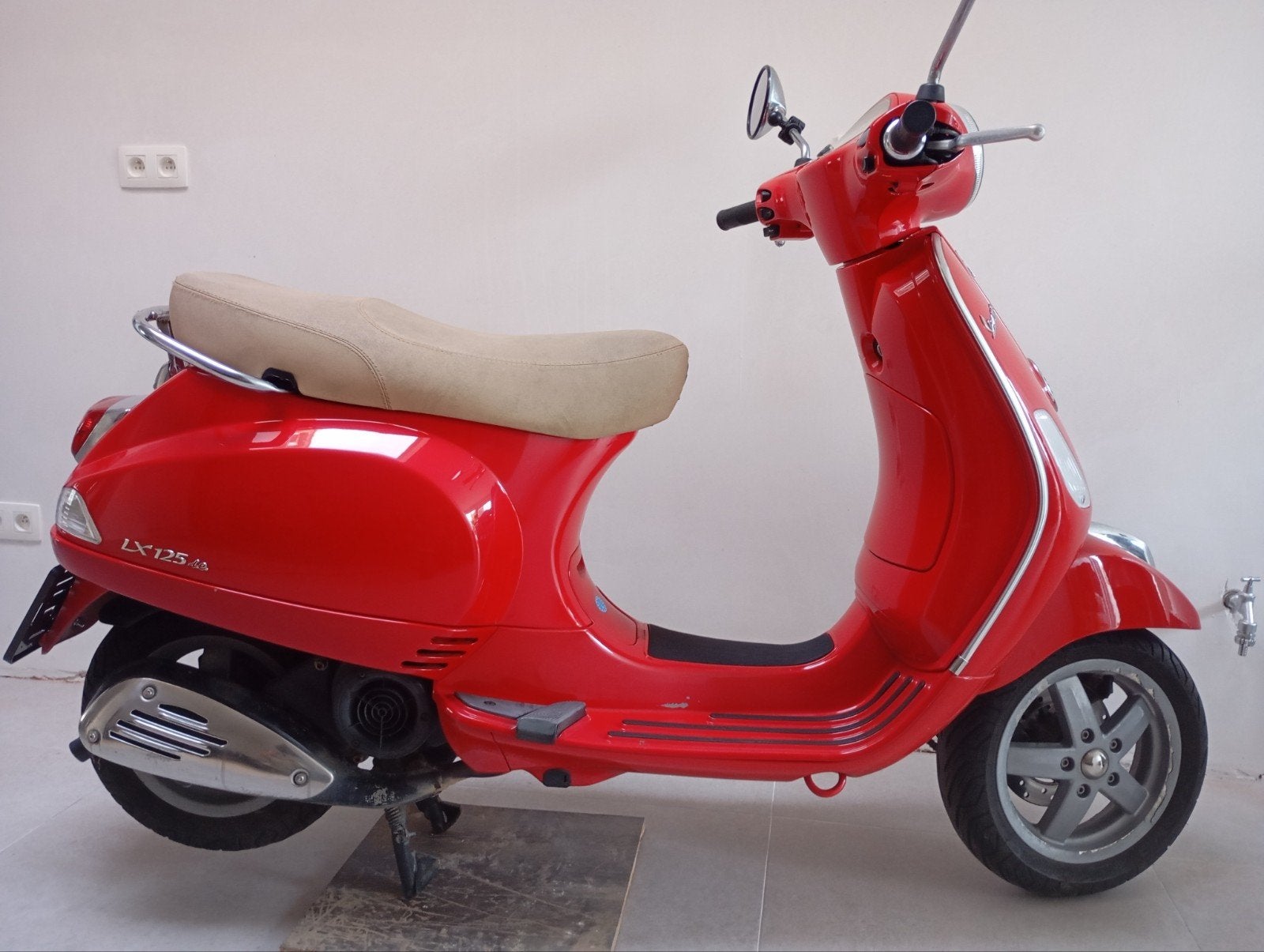 vespa lx 125cc, Ophalen