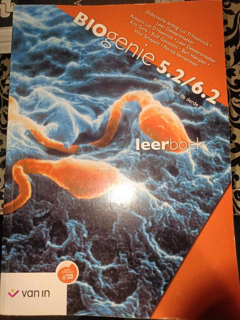 Schoolboeken biologie, Enlèvement, Biologie