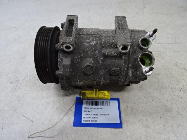 COMPRESSEUR CLIMATISATION Peugeot 307 SW (3H) (9651911480), Utilisé, Peugeot