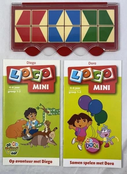 Mini Loco Set basisdoos en 4 boekjes Dora lezen ontwikkeling, Een of twee spelers, Verzenden, Zo goed als nieuw