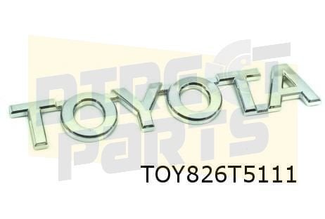 Toyota Auris embleem achterklep tekst ''Toyota'' Origineel!, Autos : Pièces & Accessoires, Neuf, -, -, Toyota