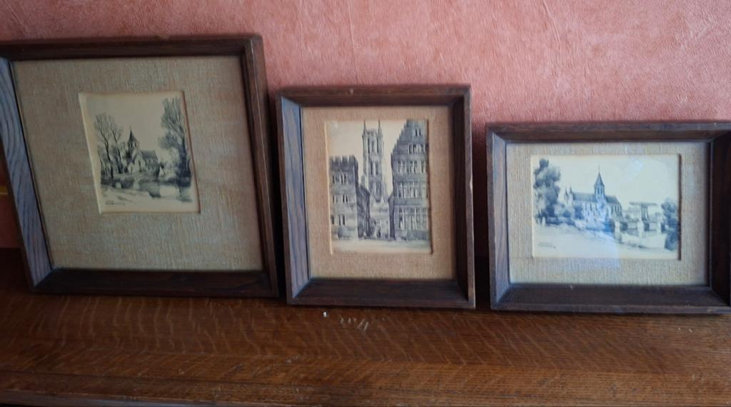 3 kaders Herman Verbaere, Ophalen