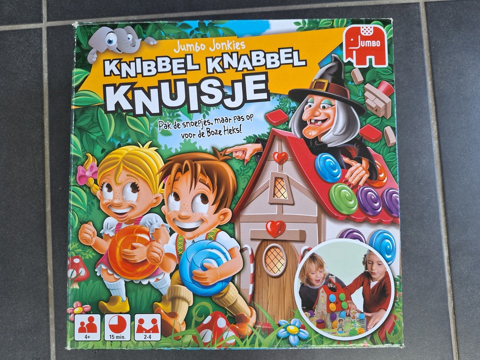 Knibbel Knabbel Knuisje spel, Ophalen, Zo goed als nieuw, Jumbo