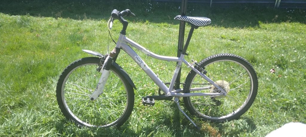 kinderfiets, Fietsen en Brommers, Ophalen, Gebruikt, Velgrem, B-Twin