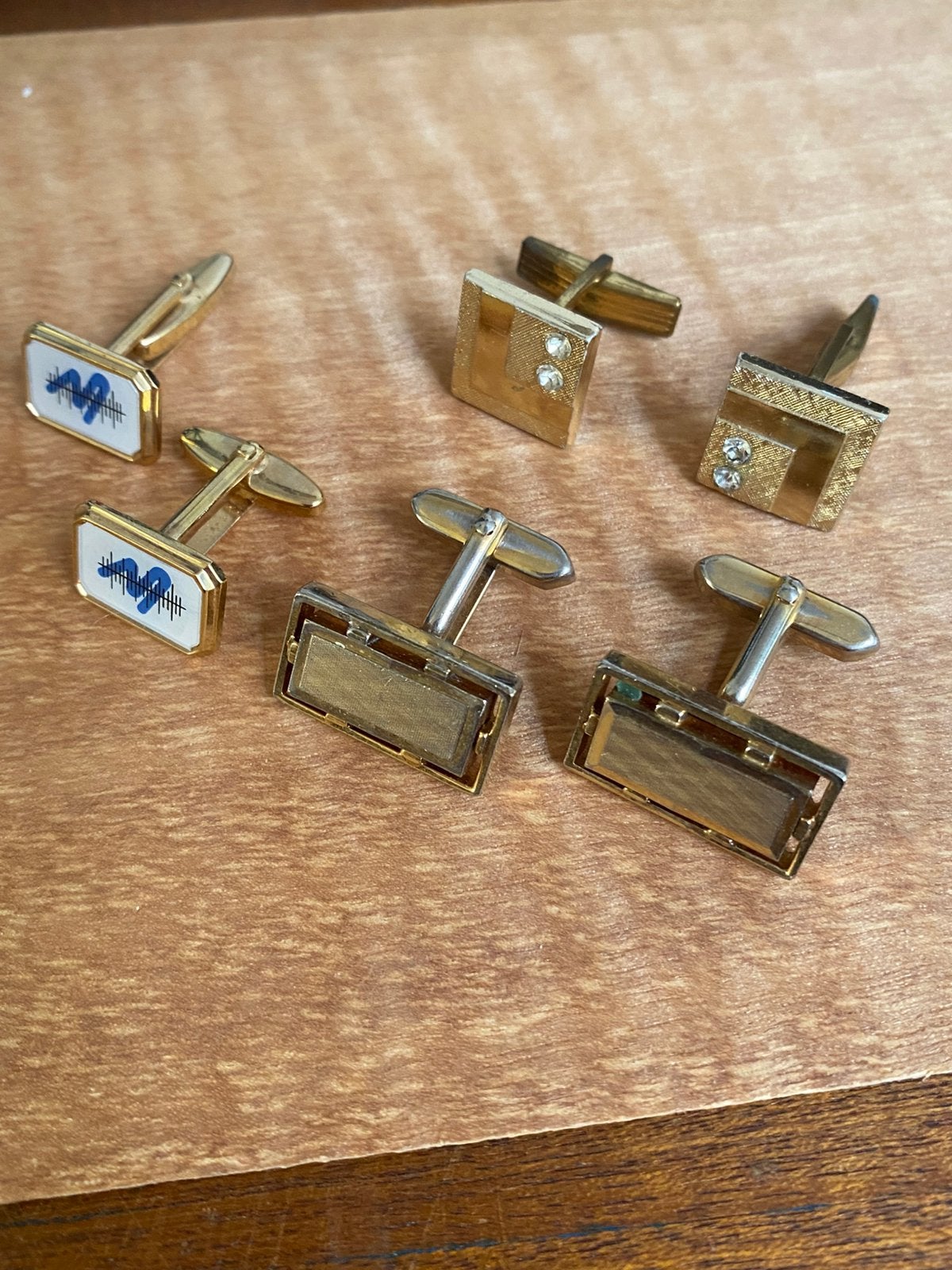 Boutons de manchette vintage, Enlèvement ou Envoi, Utilisé