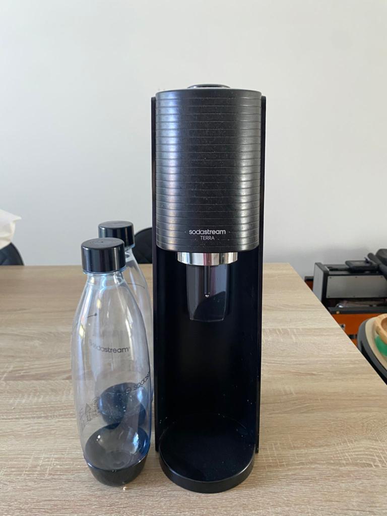 SodaStream Terra Zwart – Inclusief fles – Werkt Perfect, Ophalen, Zo goed als nieuw
