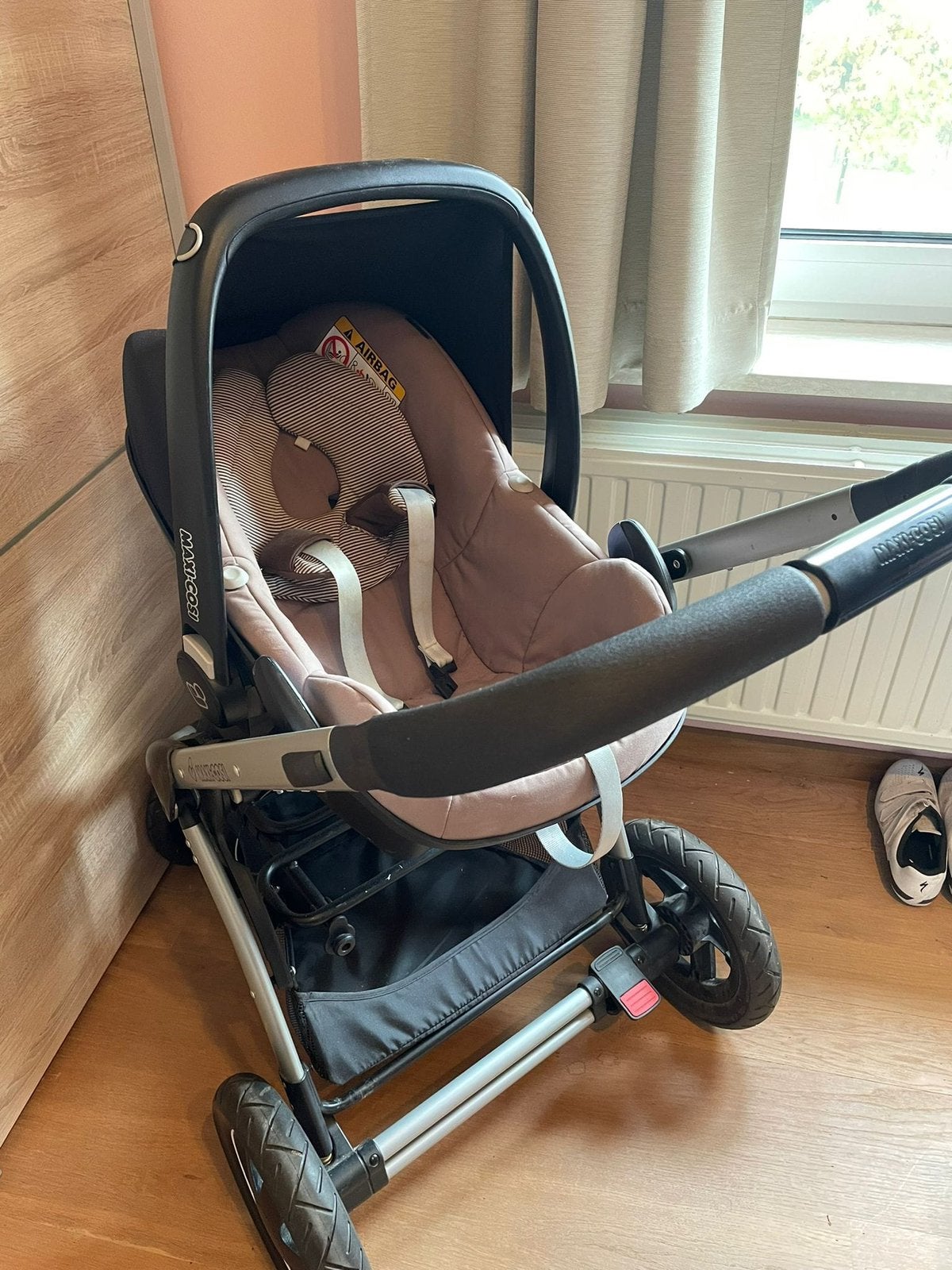 Complete Maxi-Cosi Mura Plus 3 combiwagen set in goede staat, Kinderen en Baby's, Kinderwagens en Combinaties, Ophalen, Luchtbanden