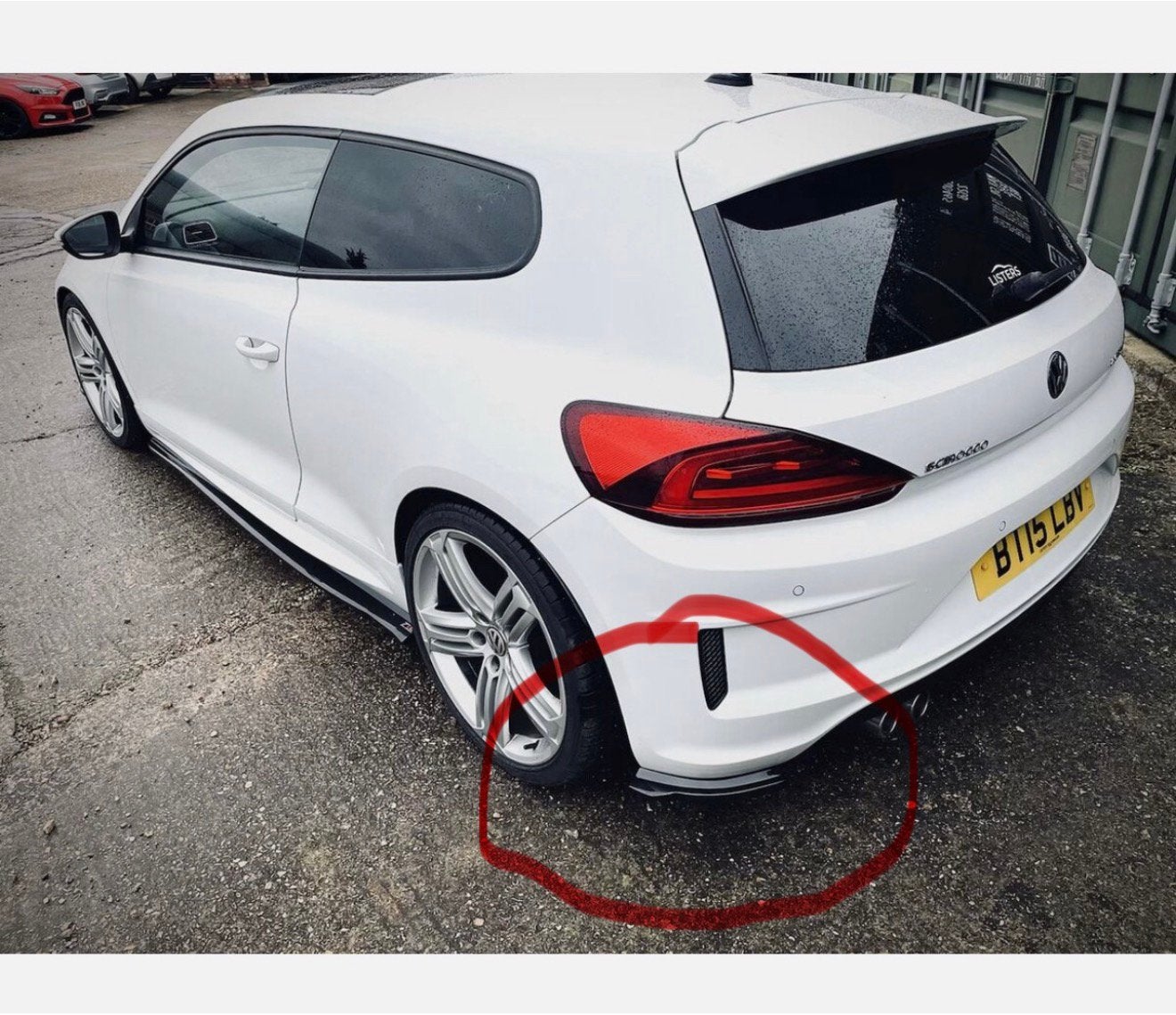 Spats de diffuseur Volkswagen Scirocco R-Line R FL, finition, Enlèvement ou Envoi