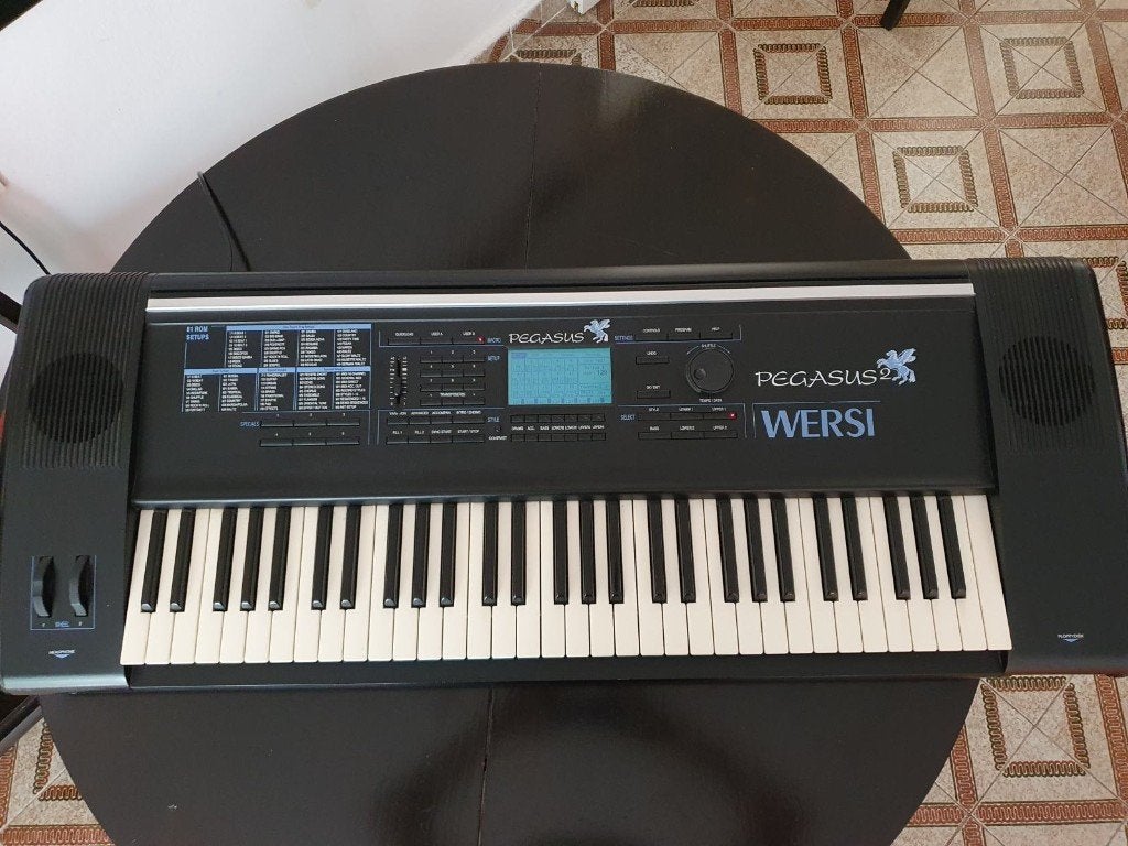 wersi chromatiek piano   met touch scherm, Muziek en Instrumenten, Ophalen, Gebruikt, Zwart, Digitaal