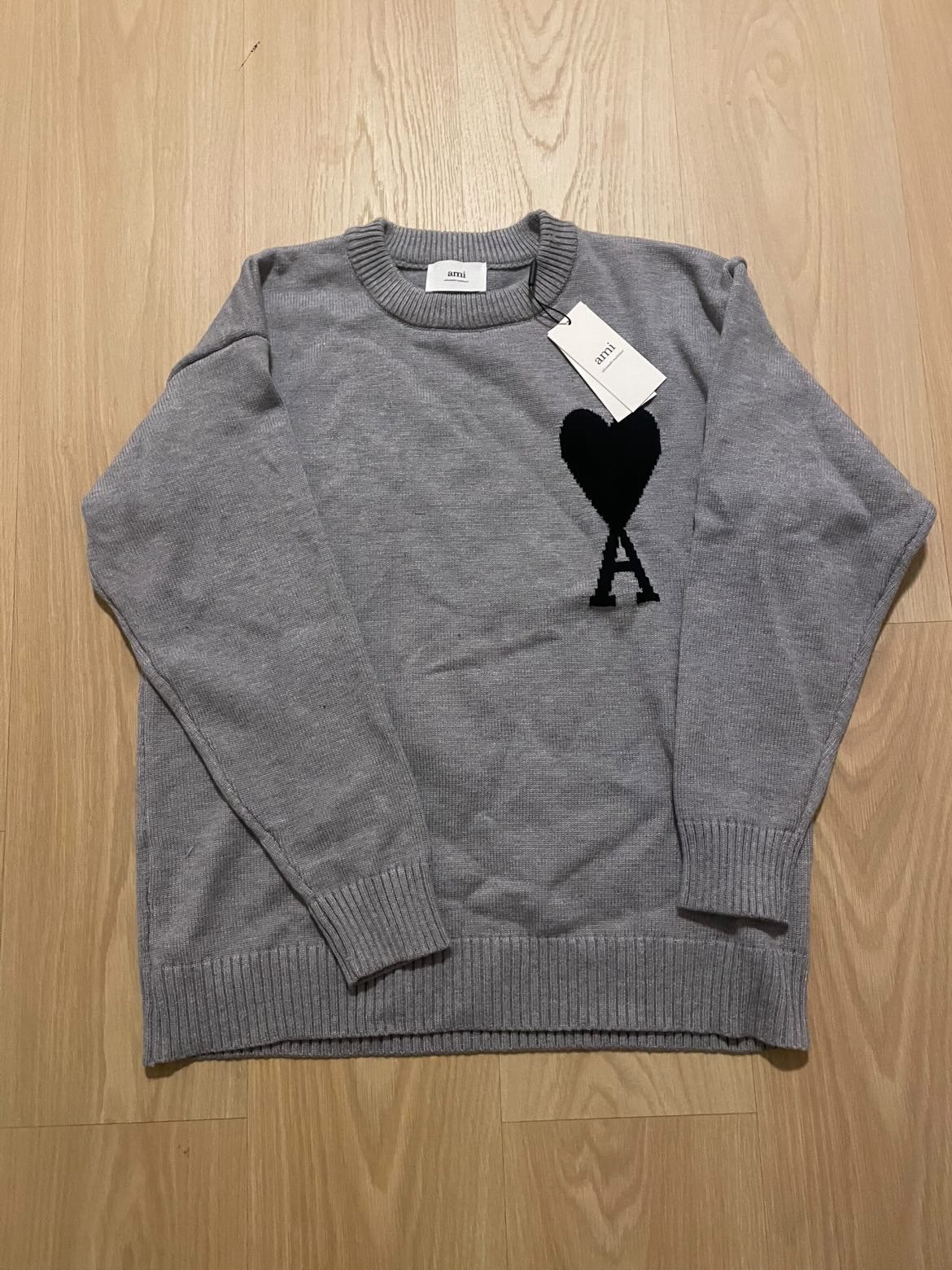 Pull Ami Gris, Vêtements | Hommes, Pulls & Vestes, Enlèvement ou Envoi, Comme neuf, Taille 48/50 (M), Gris