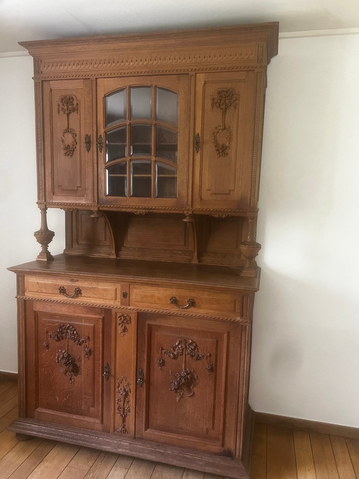 Massief eiken buffetkast, Enlèvement, Comme neuf, Chêne