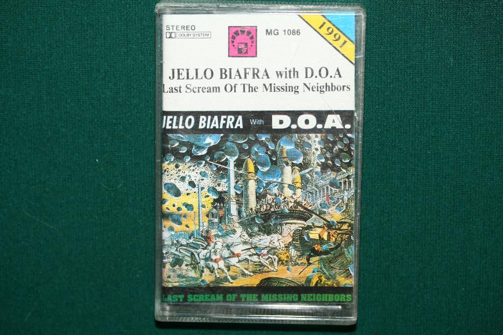 Jello Biafra With D.O.A. – Last Scream....., Cd's en Dvd's, Cassettebandjes, Ophalen of Verzenden, Gebruikt, Rock en Metal, 1 bandje