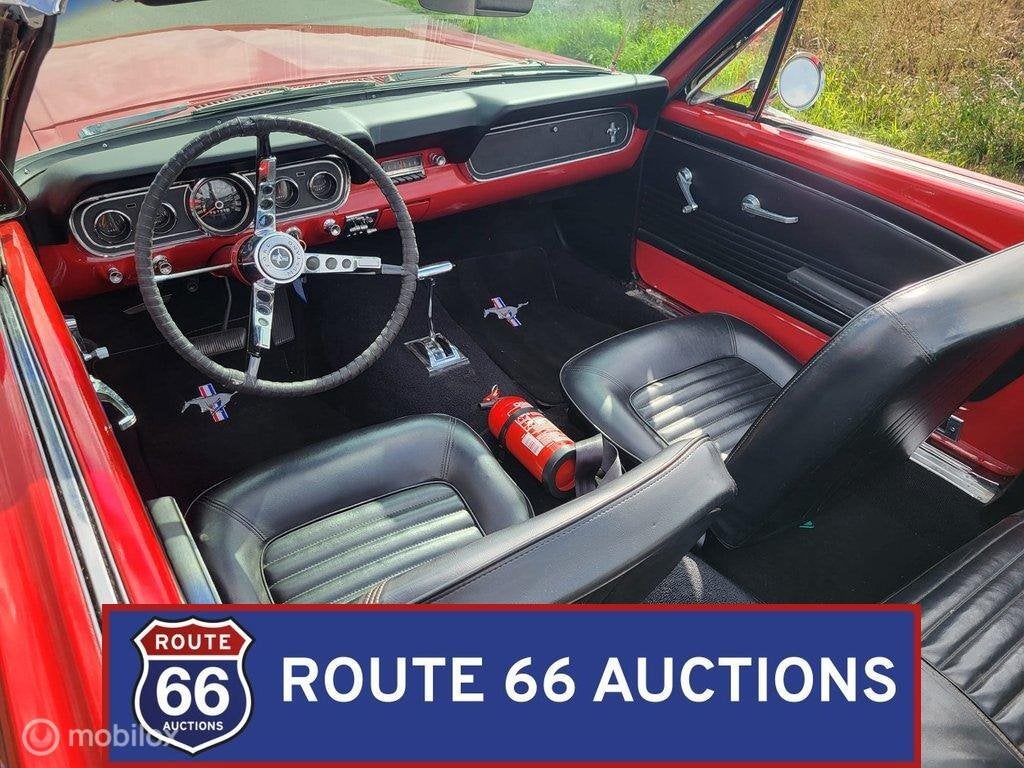 Ford Mustang Cabriolet | 1966 | Route 66 Auctions, Autos, Achat, Entreprise, Boîte manuelle, Autre carrosserie