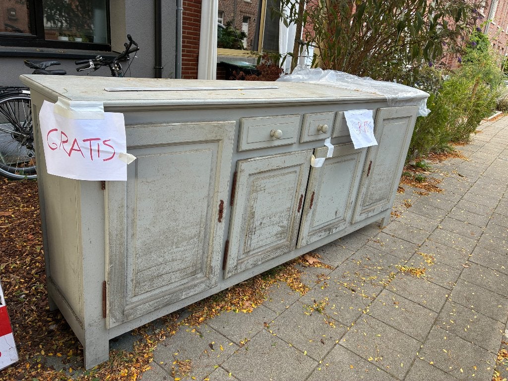 Meuble buffet Free Leuven 260x45x105cm, Maison & Meubles, 25 à 50 cm, 200 cm ou plus, Klassiek, Utilisé