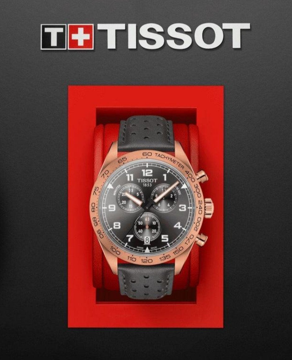 Tissot PRS 516, Enlèvement ou Envoi, Comme neuf, Montre-bracelet, Cuir
