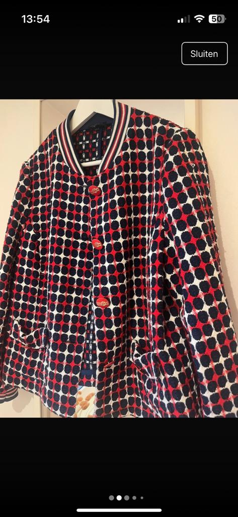 Caroline Biss jasje, Kleding | Dames, Jasjes, Kostuums en Pakken, Ophalen, Overige kleuren, Maat 42/44 (L), Zo goed als nieuw
