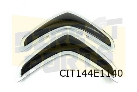 Citroën C4 Cactus embleem ''Double Chevron'' achterzijde Ori, Auto-onderdelen, Verzenden, -, Nieuw, -